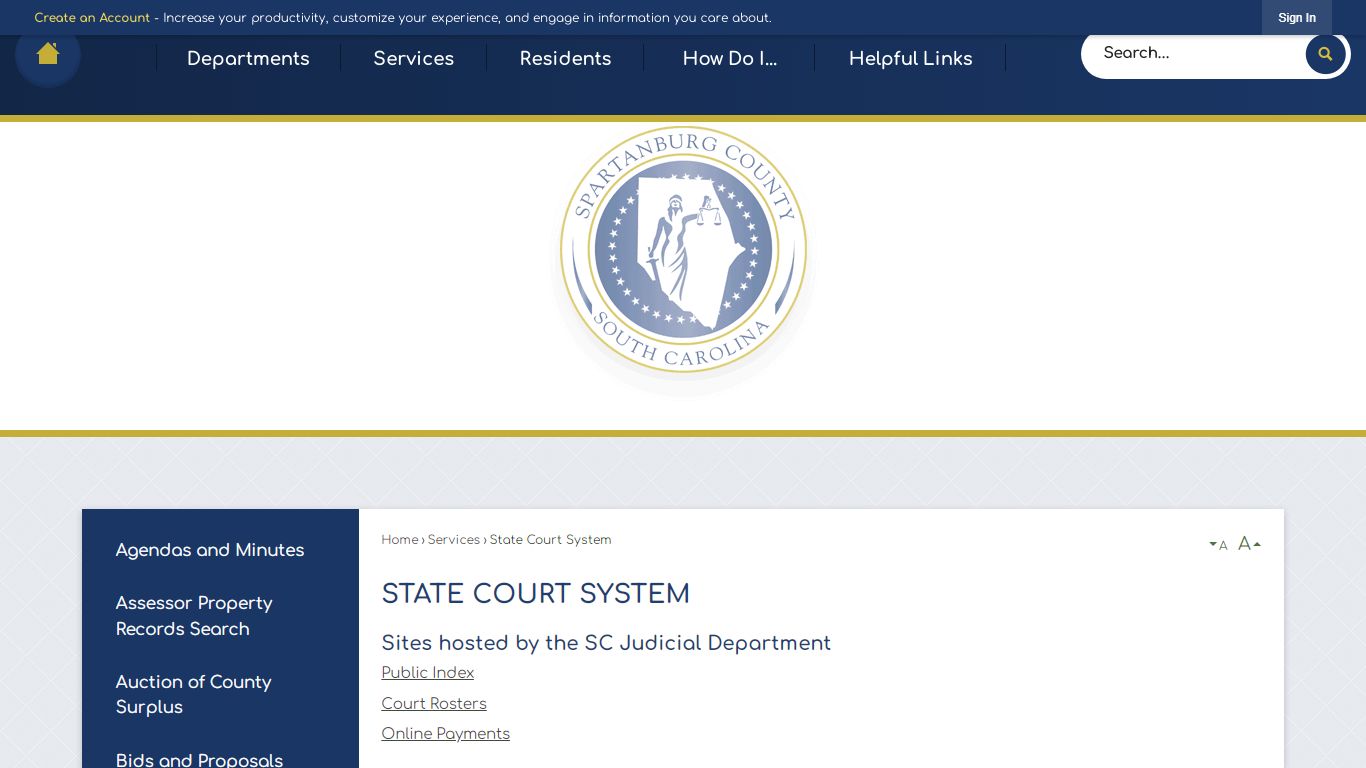 State Court System | Spartanburg County, SC