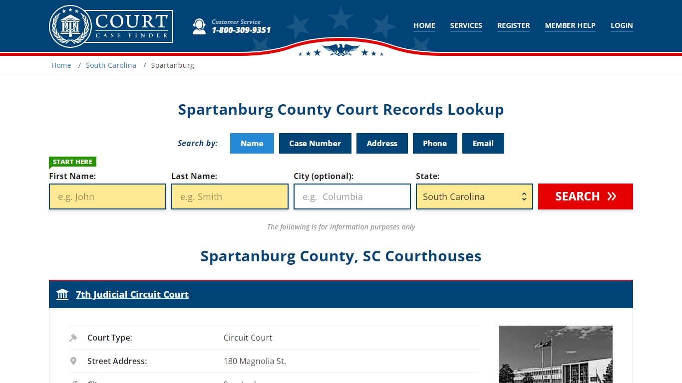 Spartanburg County Court Records | SC Case Lookup